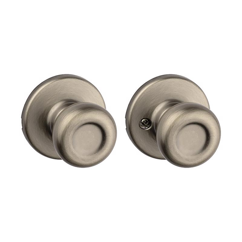 Kwikset Tylo Antique Brass Passage Door Knob Right or Left Handed