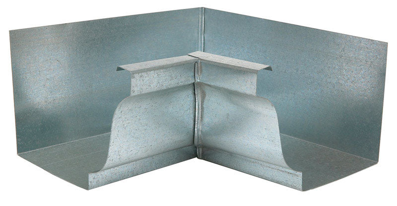 Amerimax 3.25 in. H X 7.25 in. W X 7.25 in. L Metallic Galvanized Steel K Inside Miter