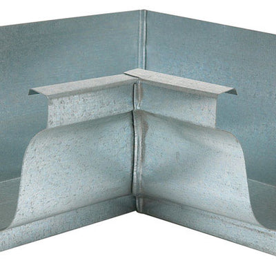 Amerimax 3.25 in. H X 7.25 in. W X 7.25 in. L Metallic Galvanized Steel K Inside Miter