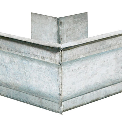 Amerimax 4 in. H X 7.5 in. W X 7.5 in. L Metallic Galvanized Steel K Outside Miter