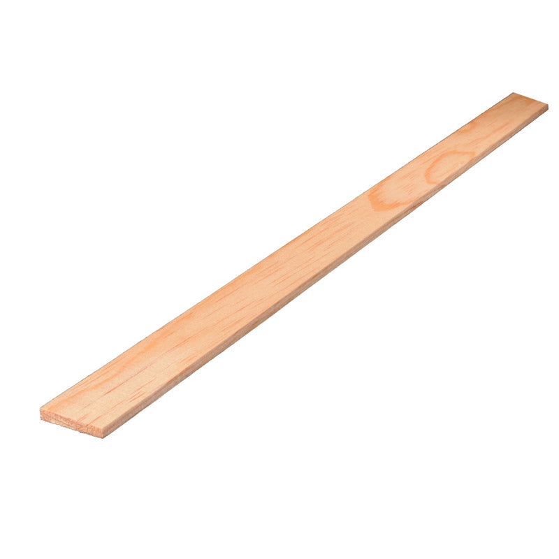 Alexandria Moulding 5/16 in. H X 1-3/8 in. W X 8 ft. L Unfinished Natural Pine Molding