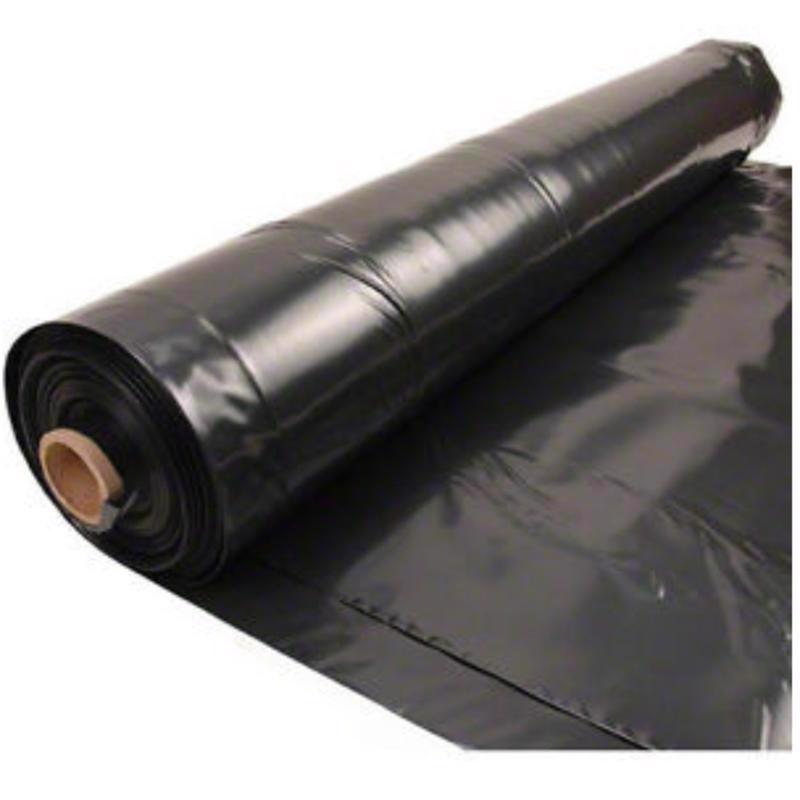 Film-Gard Plastic Sheeting 4 mil X 8 ft. W X 100 ft. L Polyethylene Black