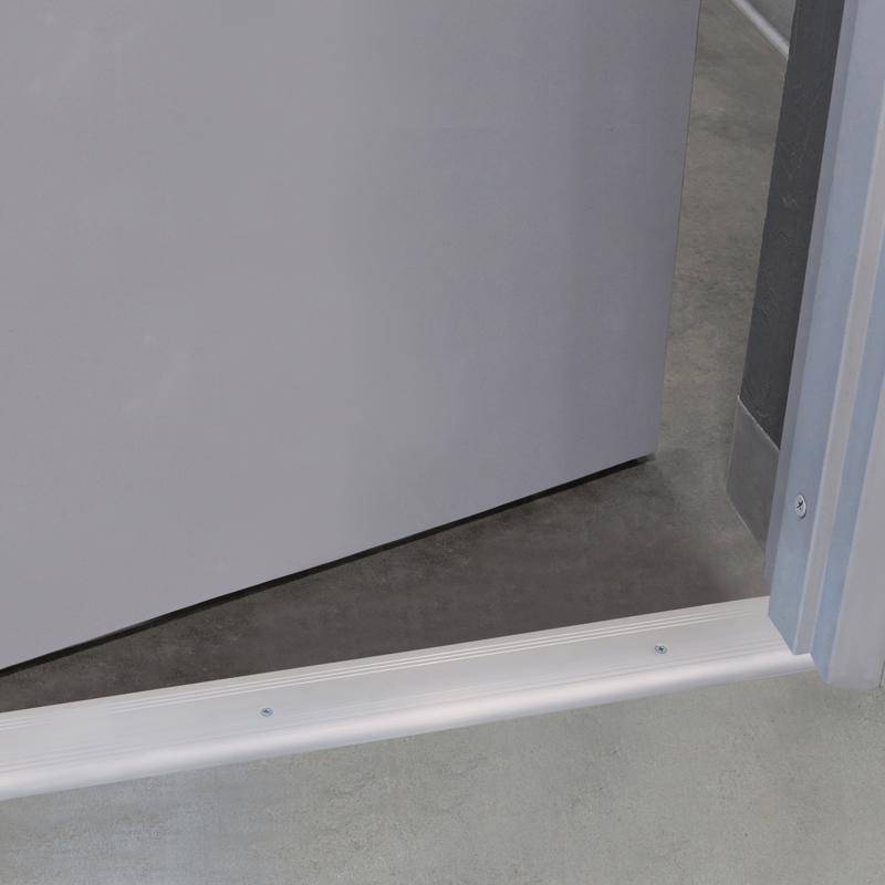 M-D Building Products 0.625 in. H X 3.5 in. W X 36 in. L Aluminum Low Dome Top Threshold Silver