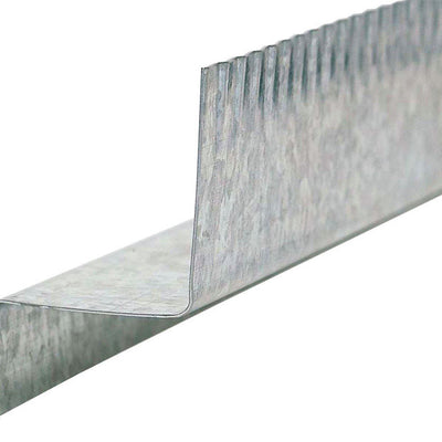 Amerimax 3/8 in. W X 10 ft. L Galvanized Steel Roof Flashing Drip Edge Silver