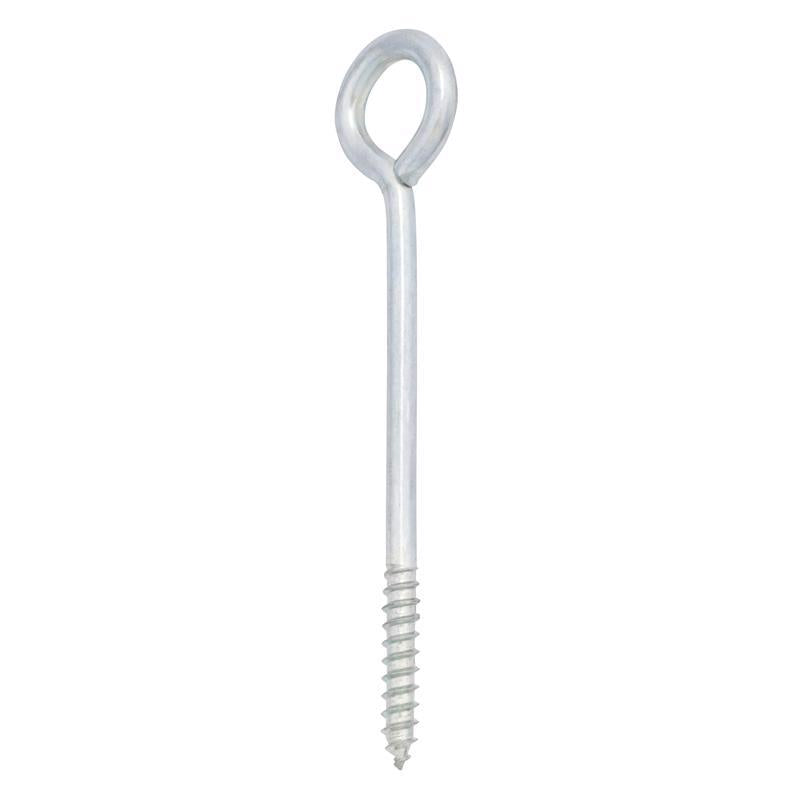 Hampton 1/4 in. X 4-1/2 in. L Zinc-Plated Steel Lag Thread Eyebolt