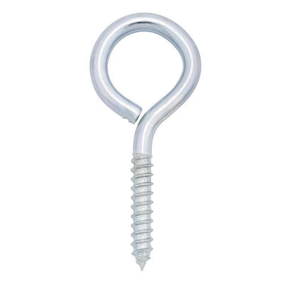 Hampton 3/8 in. X 4 in. L Zinc-Plated Steel Lag Thread Eyebolt
