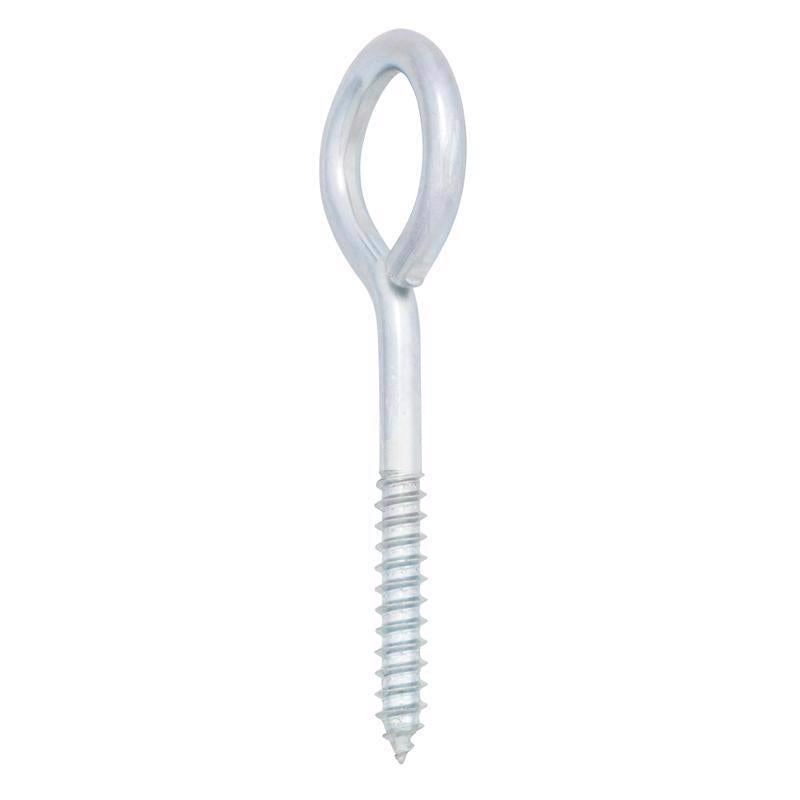 Hampton 3/8 in. X 5 in. L Zinc-Plated Steel Lag Thread Eyebolt Nut Included