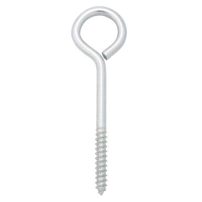 Hampton 3/8 in. X 6 in. L Zinc-Plated Steel Lag Thread Eyebolt