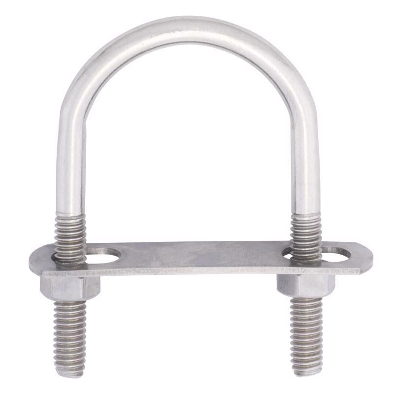 Hampton 5/16 in. X 1-3/4 in. W X 3 in. L Coarse Stainless Steel U-Bolt