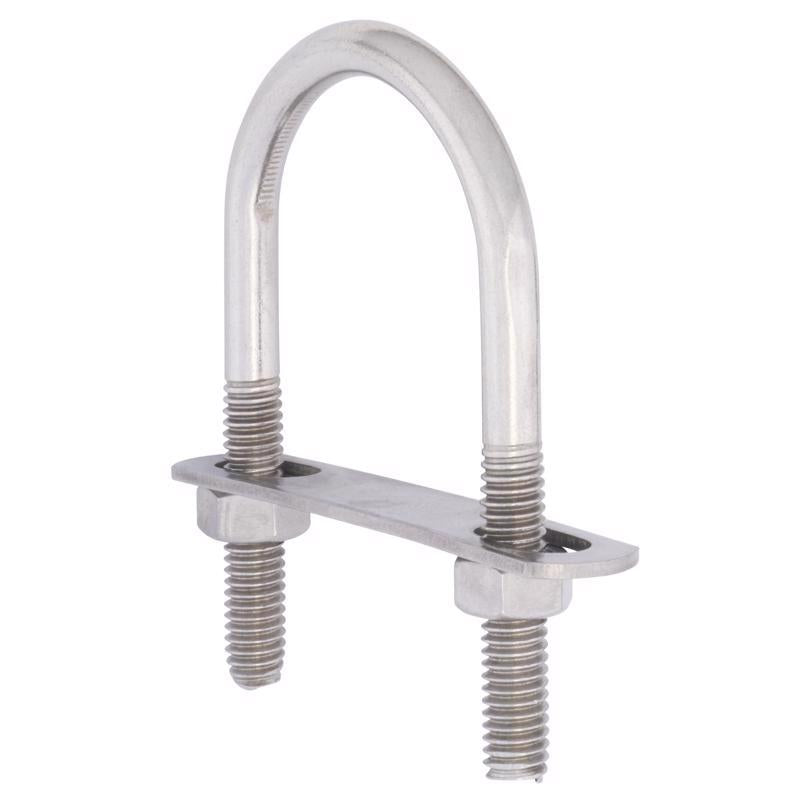 Hampton 5/16 in. X 1-3/4 in. W X 3 in. L Coarse Stainless Steel U-Bolt