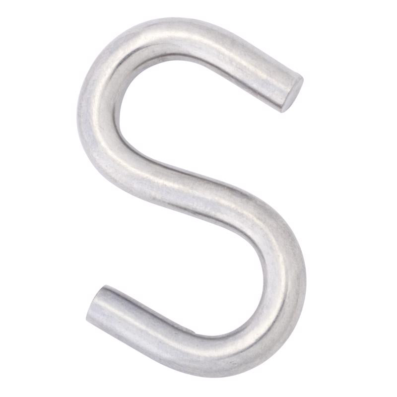 Hampton Medium Stainless Steel 2-1/8 in. L S-Hook 55 lb