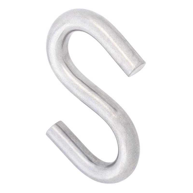 Hampton Medium Stainless Steel 2-1/8 in. L S-Hook 55 lb