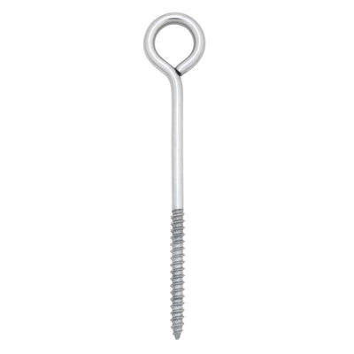 Hampton 1/4 in. X 5 in. L Stainless Stainless Steel Lag Thread Eyebolt