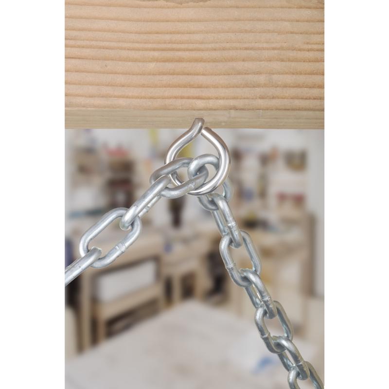 Hampton 3/8 in. X 4-1/2 in. L Stainless Stainless Steel Lag Thread Eyebolt