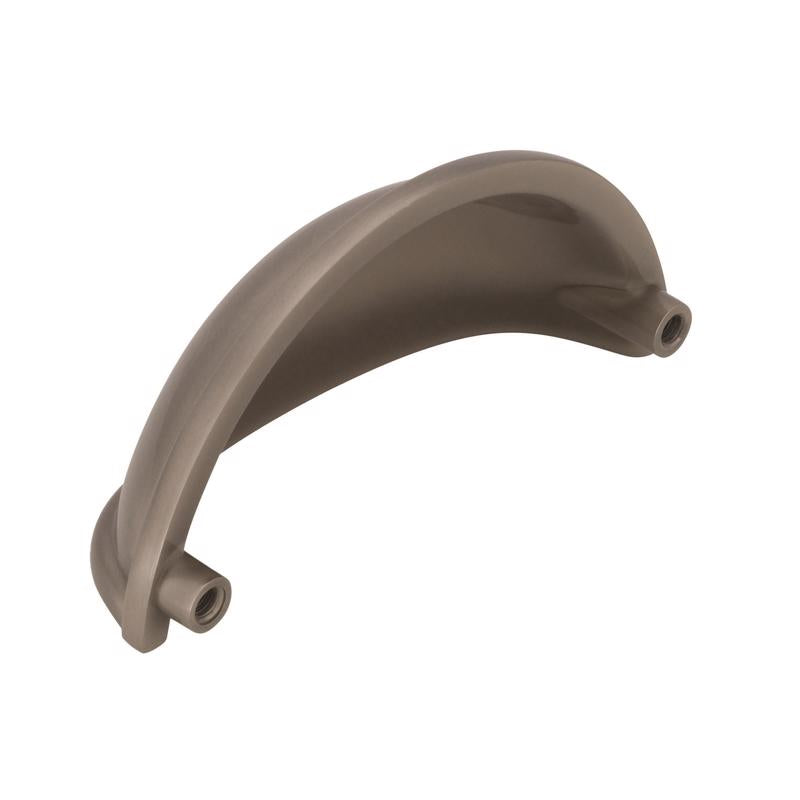 Amerock Traditional Cup Cabinet Cup Pull 3 in. Satin Nickel Silver