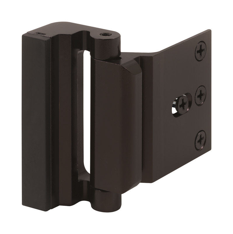 Prime-Line 3 in. L Oil Rubbed Bronze Bronze Aluminum Entry Door Blocker
