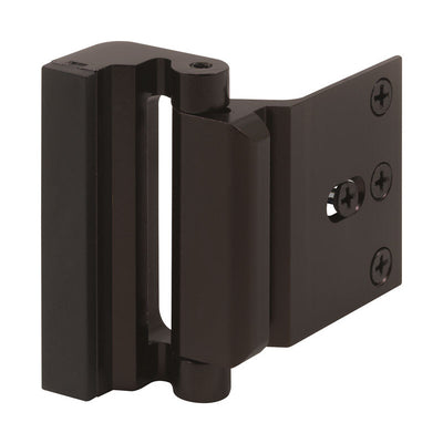 Prime-Line 3 in. L Oil Rubbed Bronze Bronze Aluminum Entry Door Blocker