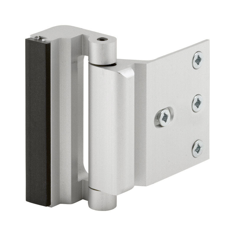 Prime-Line 2-3/16 in. L Satin Nickel Silver Aluminum Entry Door Blocker
