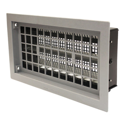 Air Vent 8 in. H X 16 in. W Gray Plastic Automatic Foundation Vent
