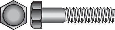 HILLMAN 1/4-20 in. D X 1/2 in. L Stainless Steel Hex Head Cap Screw 100 pk