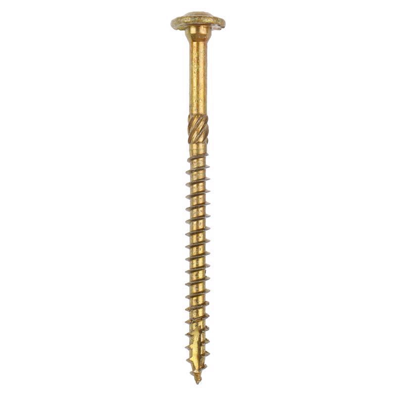 GRK Fasteners 5/16 in. in. X 4 in. L Star Washer Head Self Tapping Structural Screws