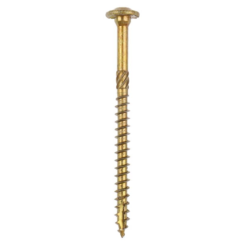 GRK Fasteners No. 20 in. X 4 in. L Star Washer Head W-Cut Structural Screws