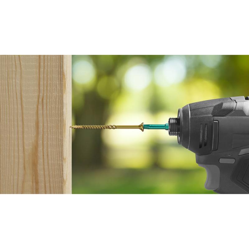 GRK Fasteners R4 No. 12, No. 14 X 6-3/8 in. L Star Coated W-Cut Framing Screws 50 pk