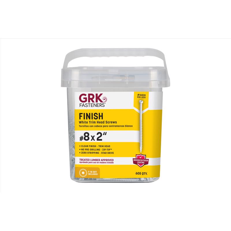 GRK Fasteners No. 8 X 2 in. L Star Coated W-Cut Screws 605 pk