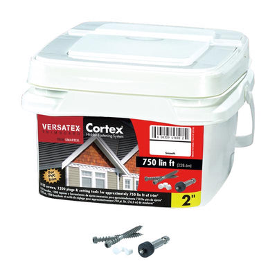 FastenMaster Cortex Torx Ttap Star Head Deck Screws and Plugs Kit