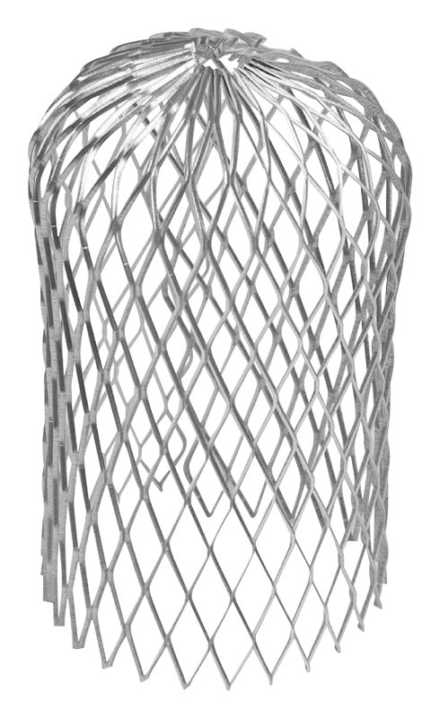 Amerimax 3.5 in. W X 3.5 in. L Gray Aluminum Gutter Strainer