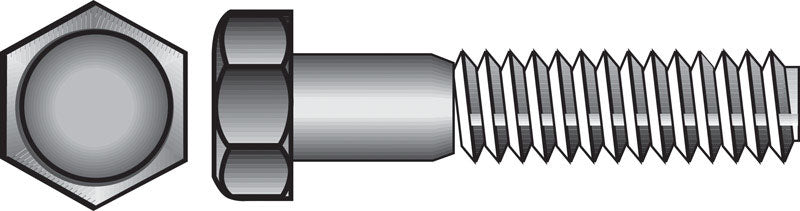 HILLMAN 3/8-16 in. D X 2 in. L Stainless Steel Hex Head Cap Screw 50 pk