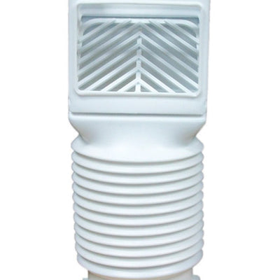 Amerimax FlexGrate 4.625 in. W X 4.625 in. L White Vinyl Downspout Filter