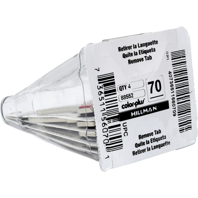 HILLMAN Traditional Key House/Office Key Blank 70 DE6, DE5, HR1, MD17 Single For Dexter Locks