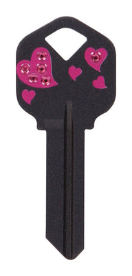 HILLMAN DIVA Hearts House/Office Universal Key Blank KW1 Single