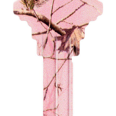 HILLMAN RealTree Pink House/Office Universal Key Blank SC1 Single