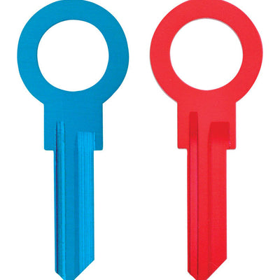 HILLMAN Zero Gravity House/Padlock Universal Key Blank Double