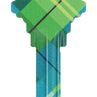 HILLMAN Wackey Plaid House/Office Universal Key Blank SC1 Single