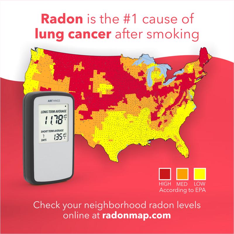 Airthings Corentium Home Digital Radon Detector