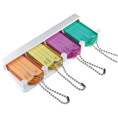 HILLMAN Metal/Plastic Assorted Labeling/ID Key Holder