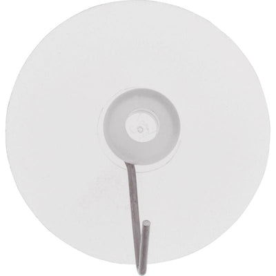HILLMAN Large Nickel Plated Clear Metal/Plastic 3 in. L Cup Hook 3 lb