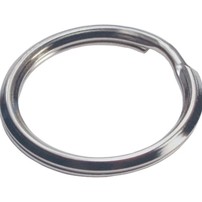 HILLMAN 5/8 in. D Tempered Steel Silver Split Rings/Cable Rings Key Ring