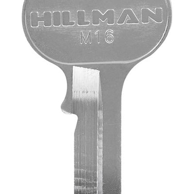 HILLMAN Traditional Key Padlock Key Blank M16 Single For Master Locks