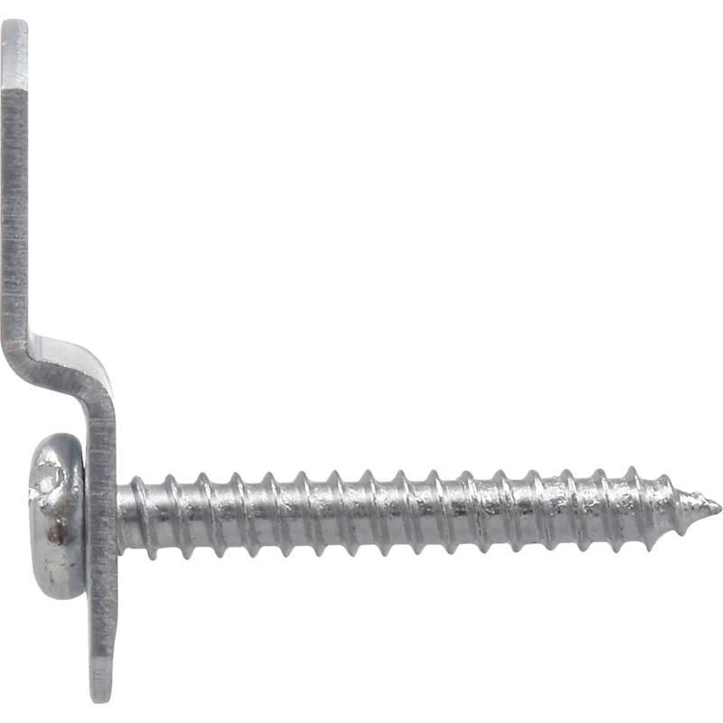 HILLMAN OOK Zinc Silver Mirror Holder Clip 20 lb 4 pk