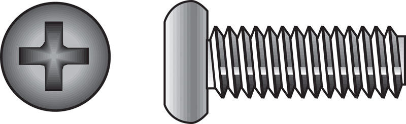 HILLMAN No. 1/4-20 Ga. X 1-1/2 in. L Phillips Flat Head Stainless Steel Machine Screws 100 pk