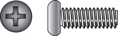 HILLMAN No. 1/4-20 Ga. X 1-1/2 in. L Phillips Flat Head Stainless Steel Machine Screws 100 pk