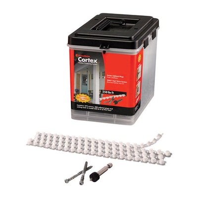 FastenMaster Cortex No. 20 X 2-3/4 in. L Torx Ttap Star Head Deck Screws and Plugs Kit