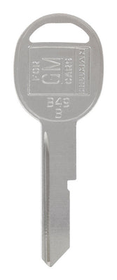 HILLMAN Traditional Key Automotive Key Blank B-49 Single For GM