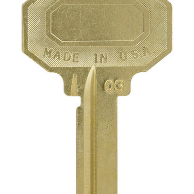 HILLMAN Traditional Key House/Office Universal Key Blank Single