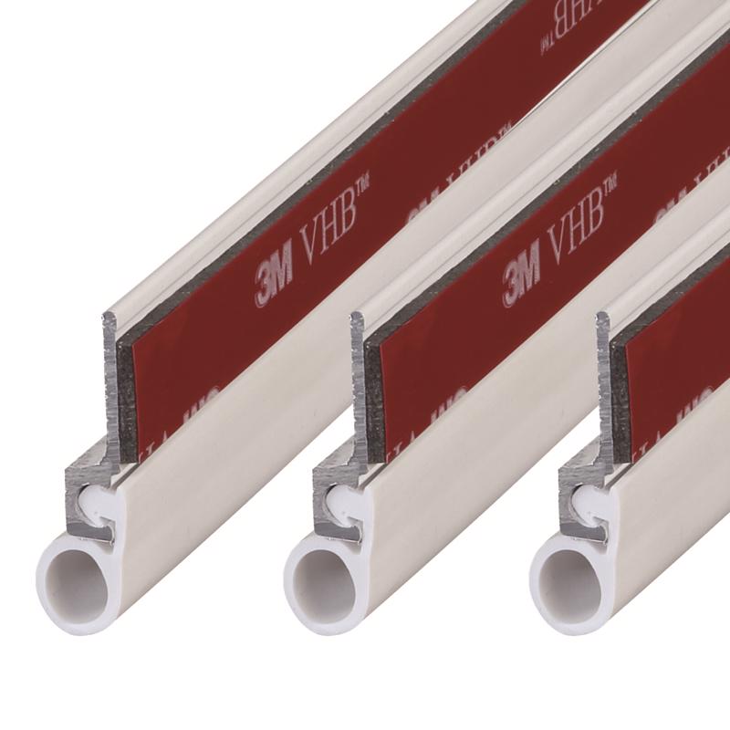 M-D Building Products CINCH White Aluminum Door Set Seal For Top/Side Seal 84 in. L X 0.25 in.