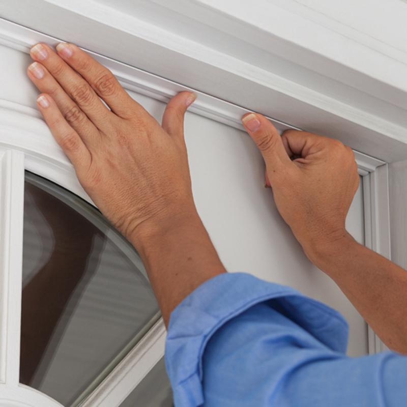 M-D Building Products CINCH White Aluminum Door Set Seal For Top/Side Seal 84 in. L X 0.25 in.